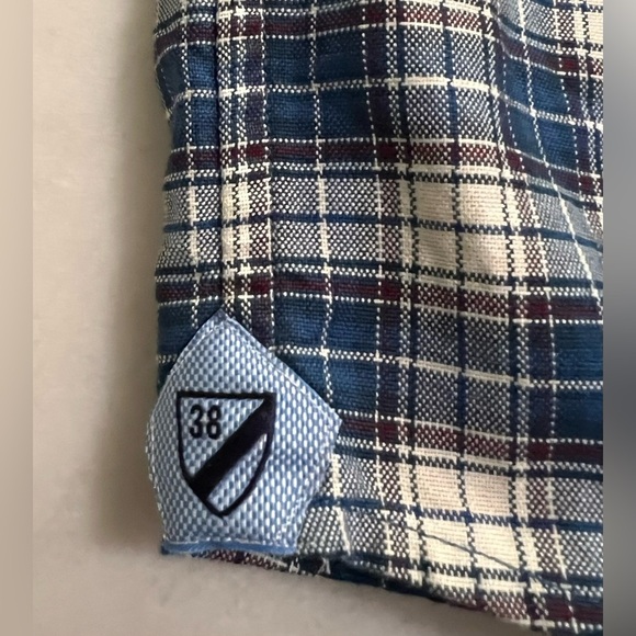 Cremieux Classics Blue Plaid Shirt Button Down Long Sleeve Men’s Size XL - Picture 4 of 6